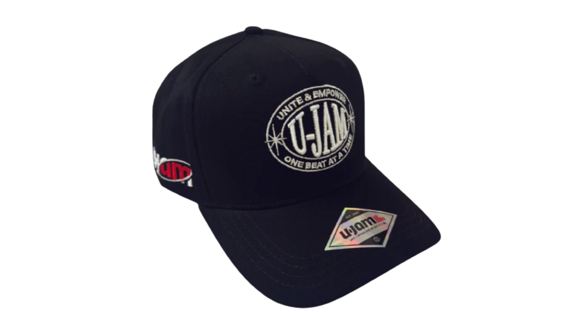 Black Unity Crest Snapback Hat w/Side Oval Logo