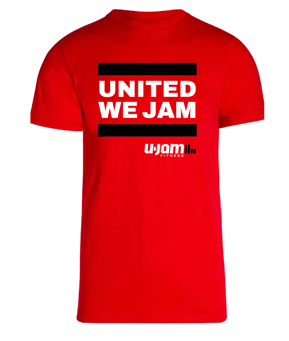 Red "United We Jam" T-Shirt