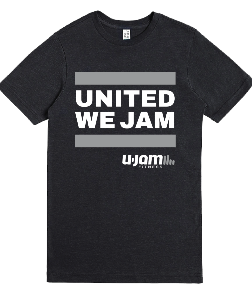 Dark Gray "United We Jam" Short Sleeve T-Shirt
