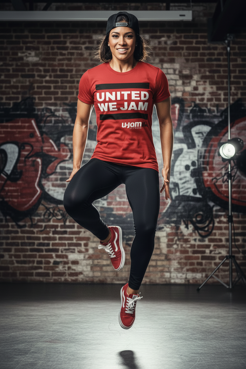 Red "United We Jam" T-Shirt