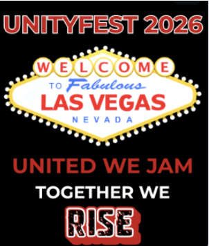 Black "Unity Fest 2026" Short Sleeve T-Shirt