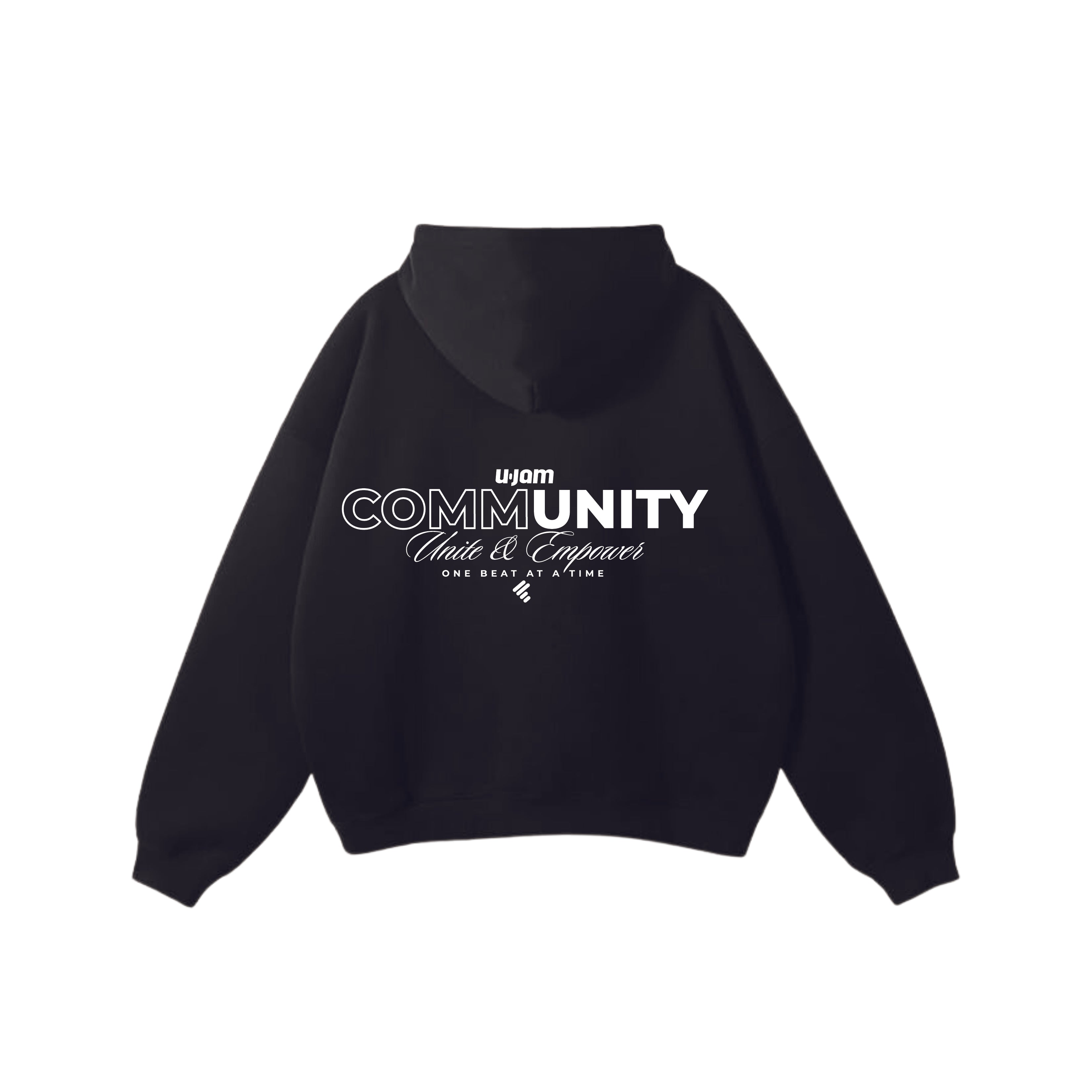 Black Hoodie "Members Only" (Community, Unite and Empower)