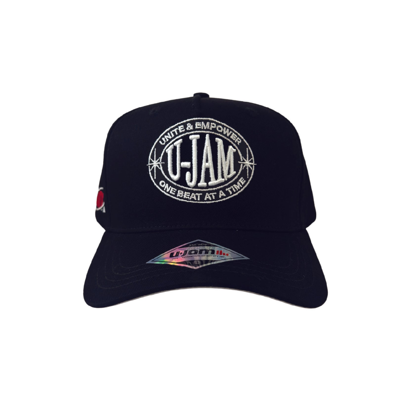 Black Unity Crest Snapback Hat w/Side Oval Logo