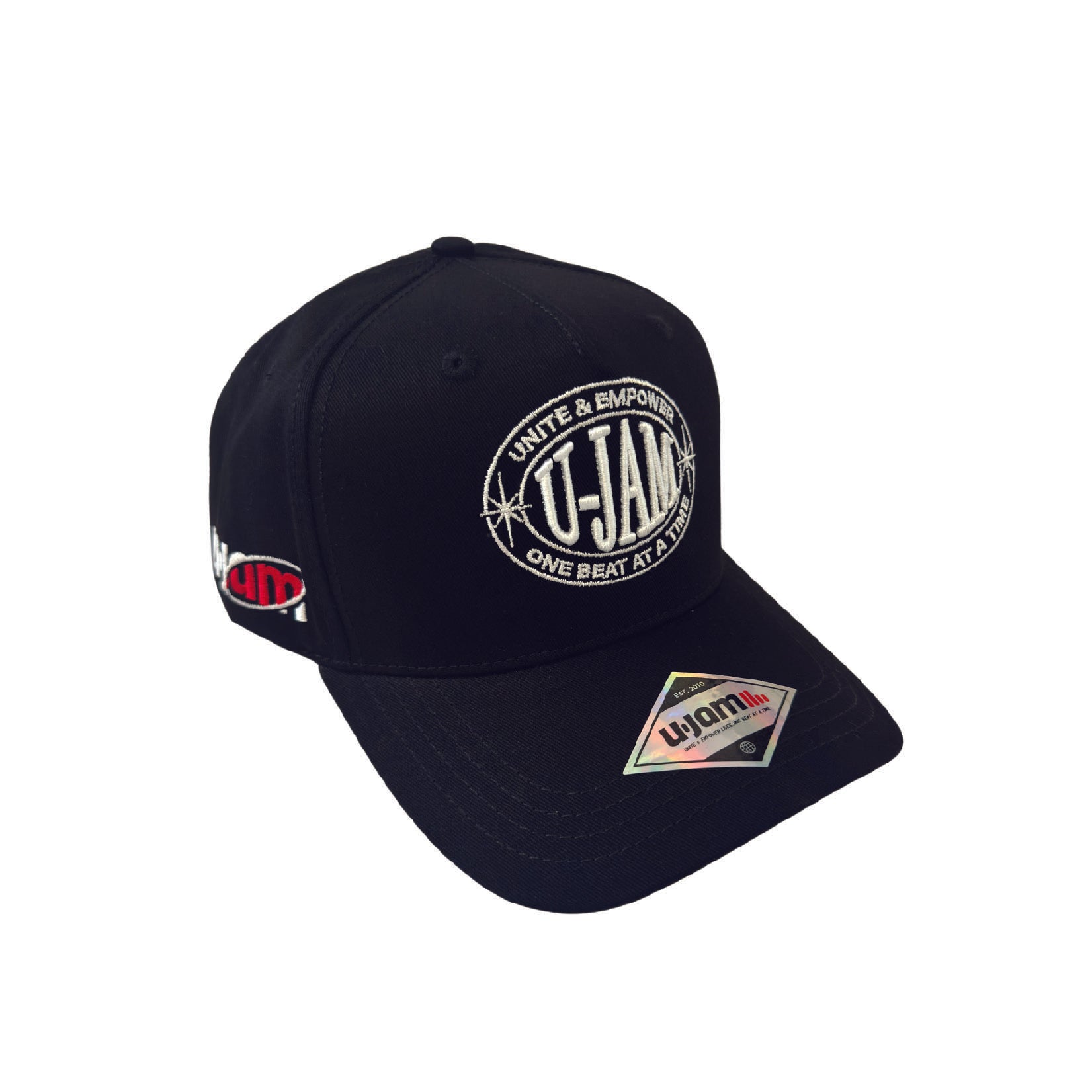 Black Unity Crest Snapback Hat w/Side Oval Logo
