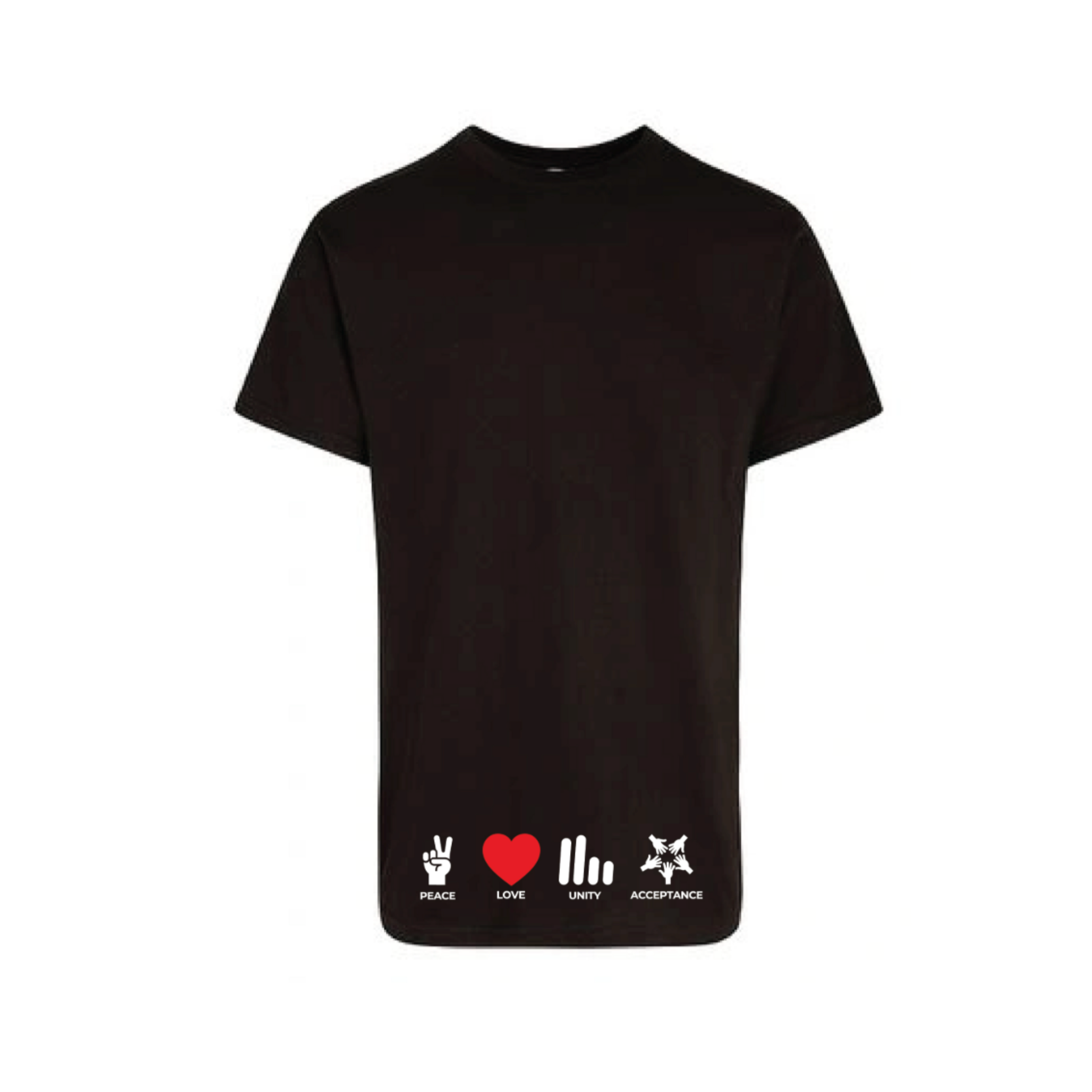 Black Short Sleeve T-Shirt U-Jam Fitness Logo & Symbols on back